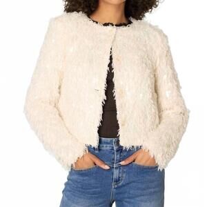 NEW YEST clemence cardigan in sandy white